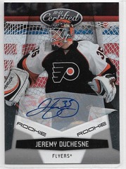 2010-11 Panini Certified #205 Jeremy Duchesne Auto 743/799 Rookie